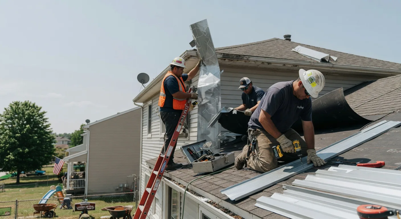 Storm Damage Metal Roof Repair in Booneville, KY
